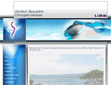 Tablet Screenshot of dr-beaupere-chirurgien-dentiste.fr